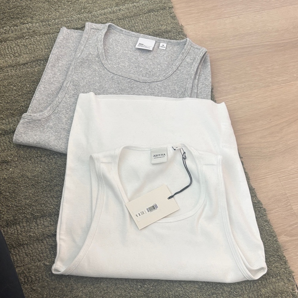 Aritzia HomeStretch Rib Crew Tank
